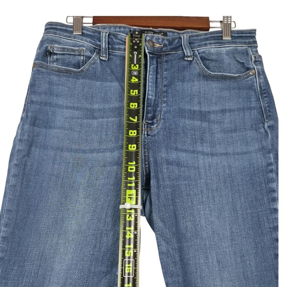 Judy Blue Jeans High Rise Slim Fit Dark Wash Size 13/31 Stretch Denim JB82390DK - Picture 9 of 12